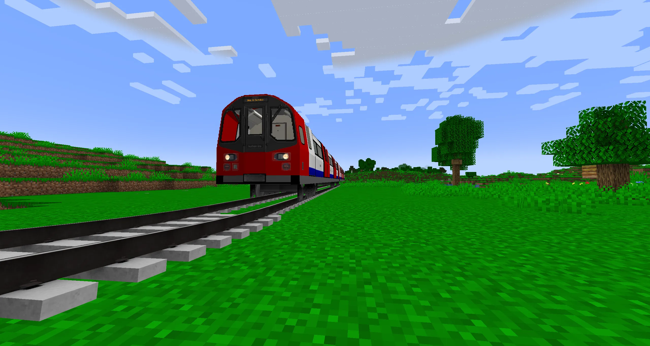 Create and trains by MCJaspi — скриншот 1 (Модпаки, Minecraft)