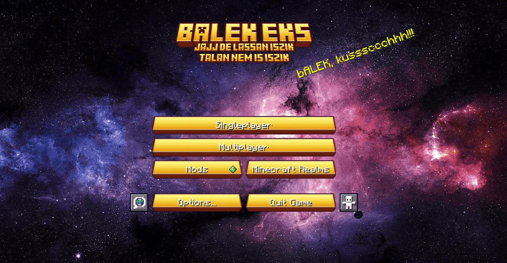 bALEK EKS Fancy Menu — скриншот 2 (Текстуры, Minecraft)