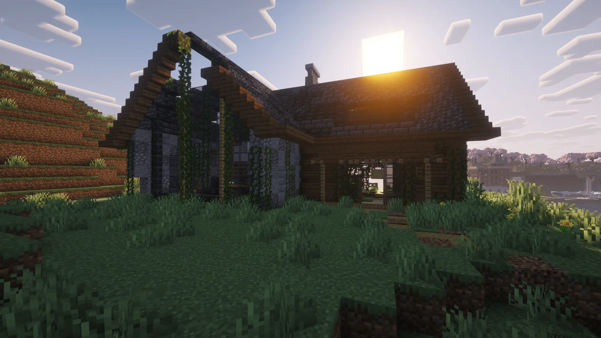 Abandoned Structures: Modern Houses — скриншот 2 (Моды, Minecraft)