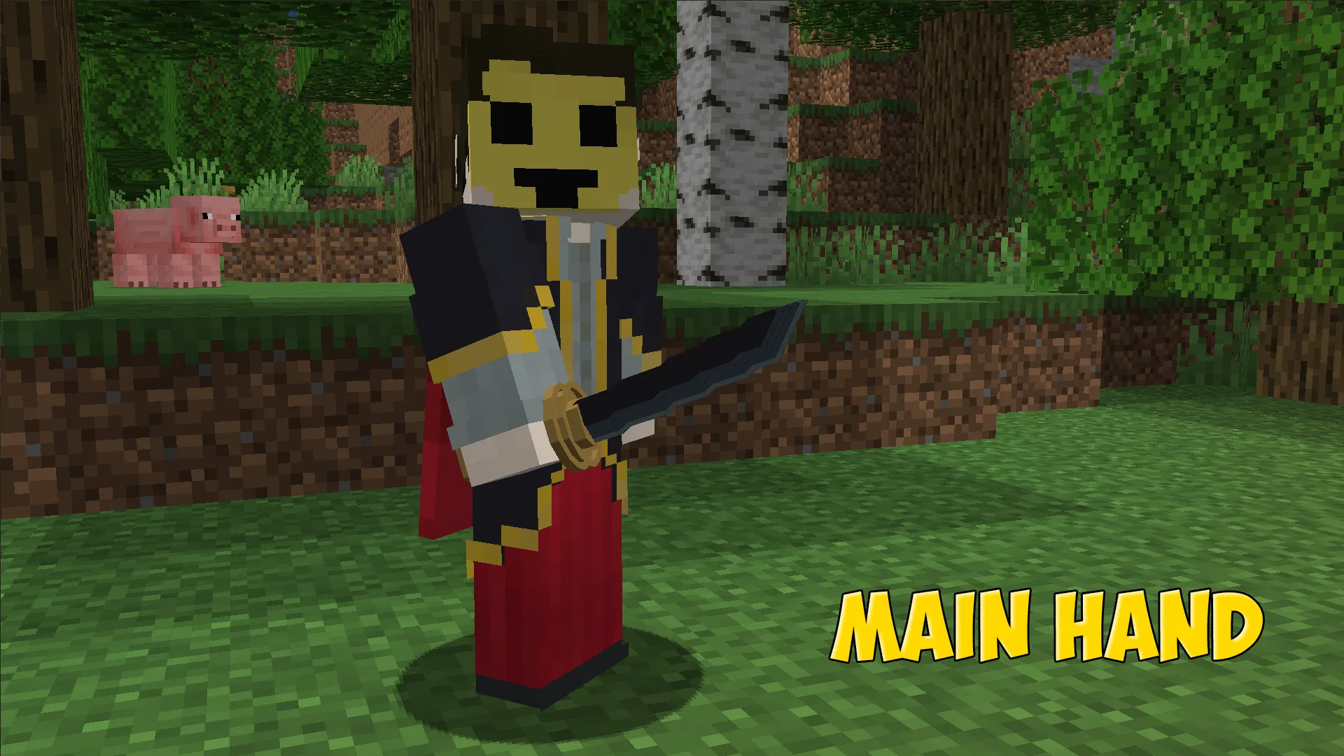Genya wakizashi from anime Demon slayer — скриншот 3 (Текстуры, Minecraft)