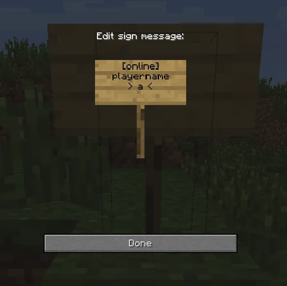 Census Signs — скриншот 1 (Плагины, Minecraft)