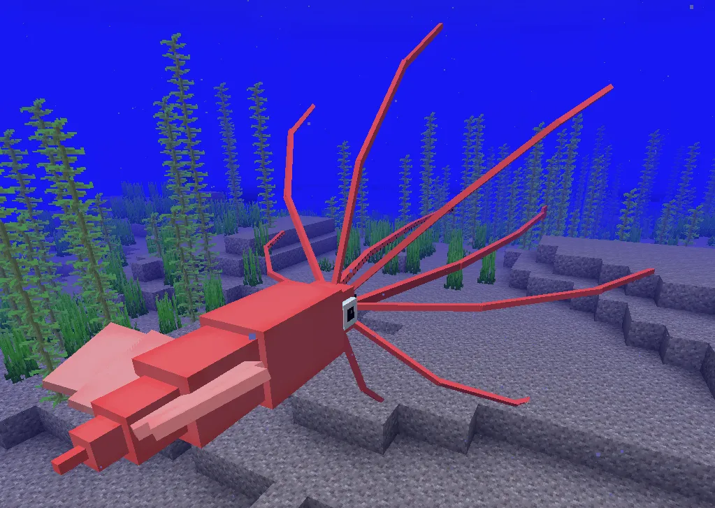 Yawcty's Giant Squids, Моды, Minecraft