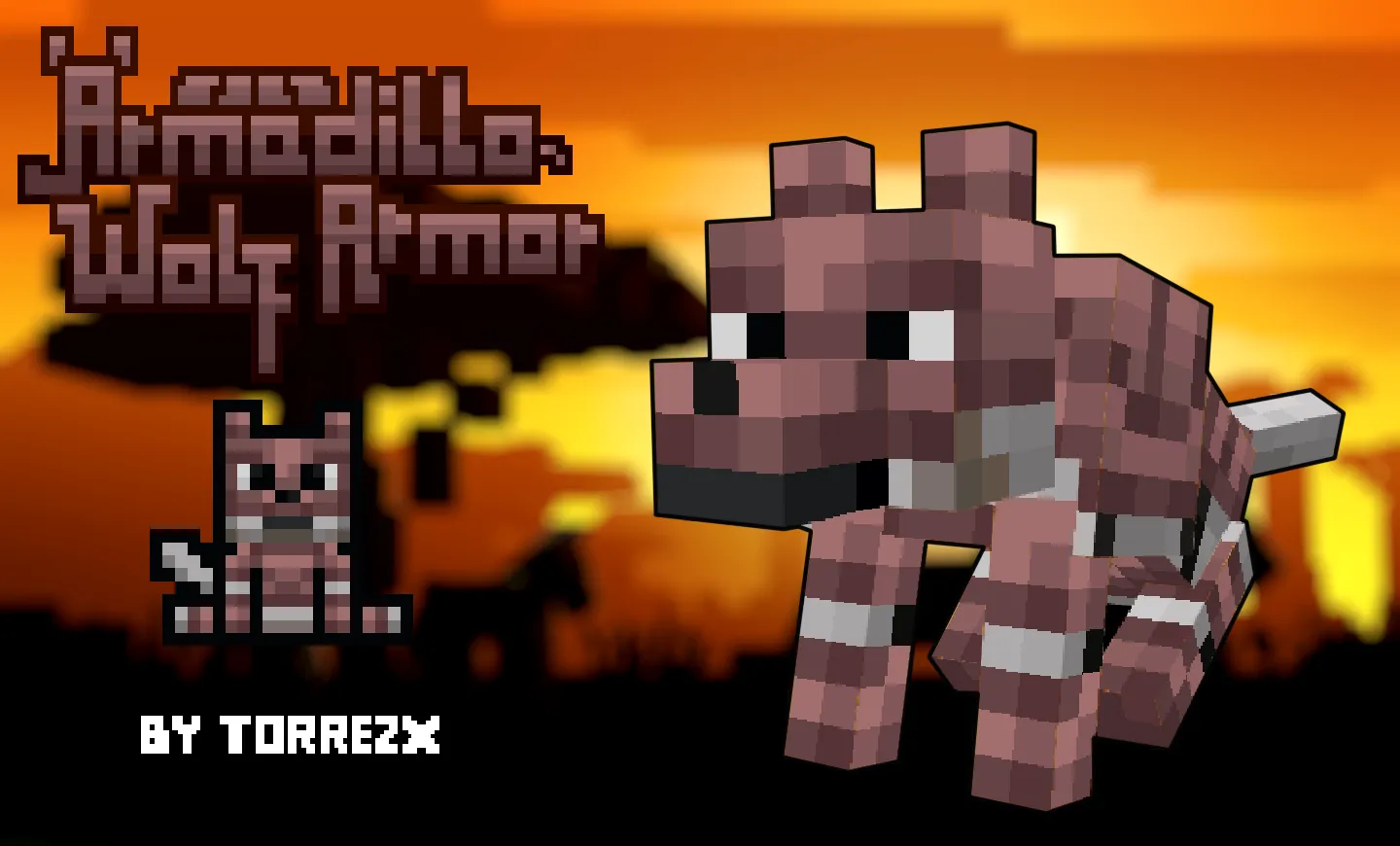 Torrezx-Armadillo wolf armor — скриншот 1 (Текстуры, Minecraft)