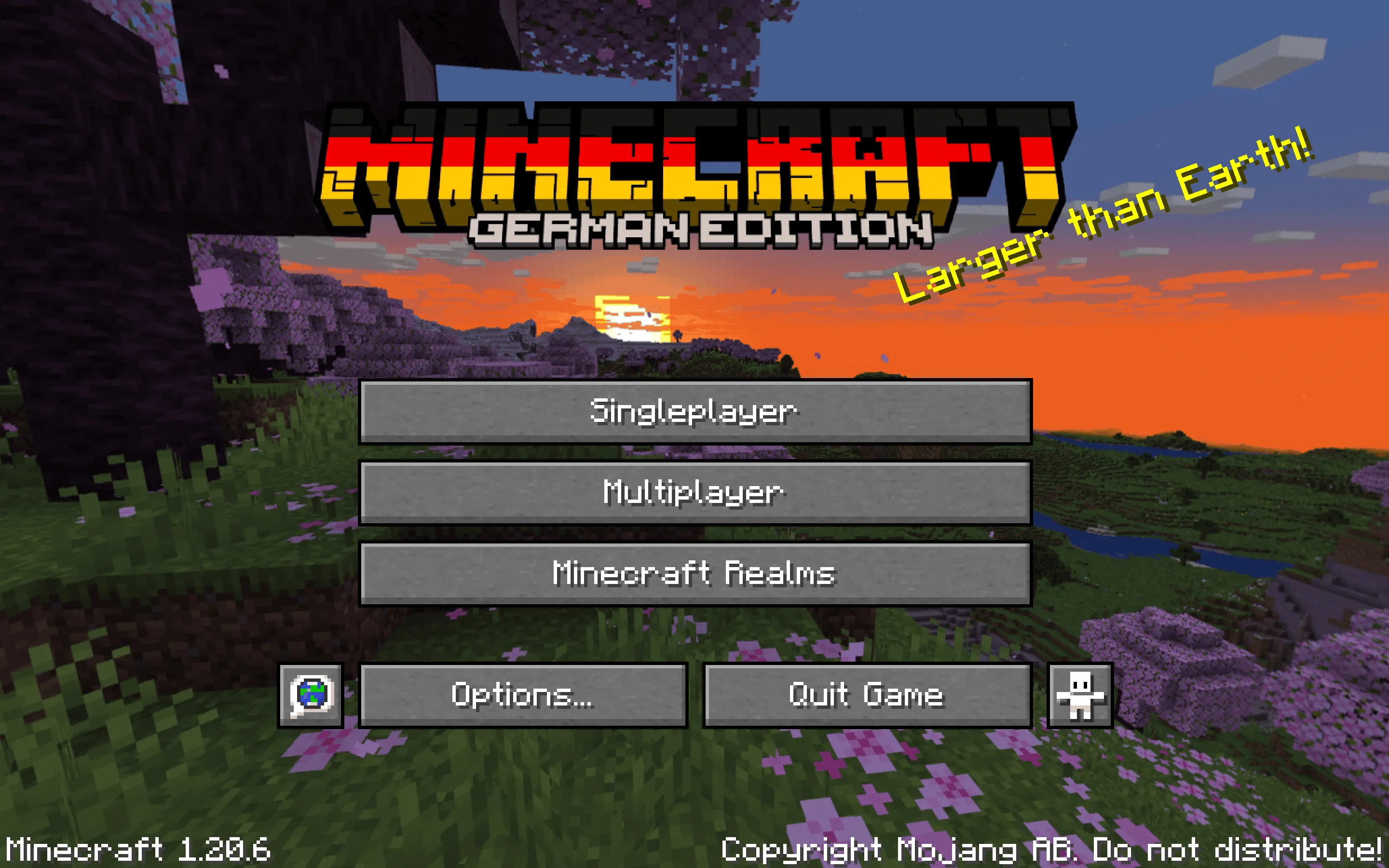 German Title Menu - Country Flag Edition, Текстуры, Minecraft