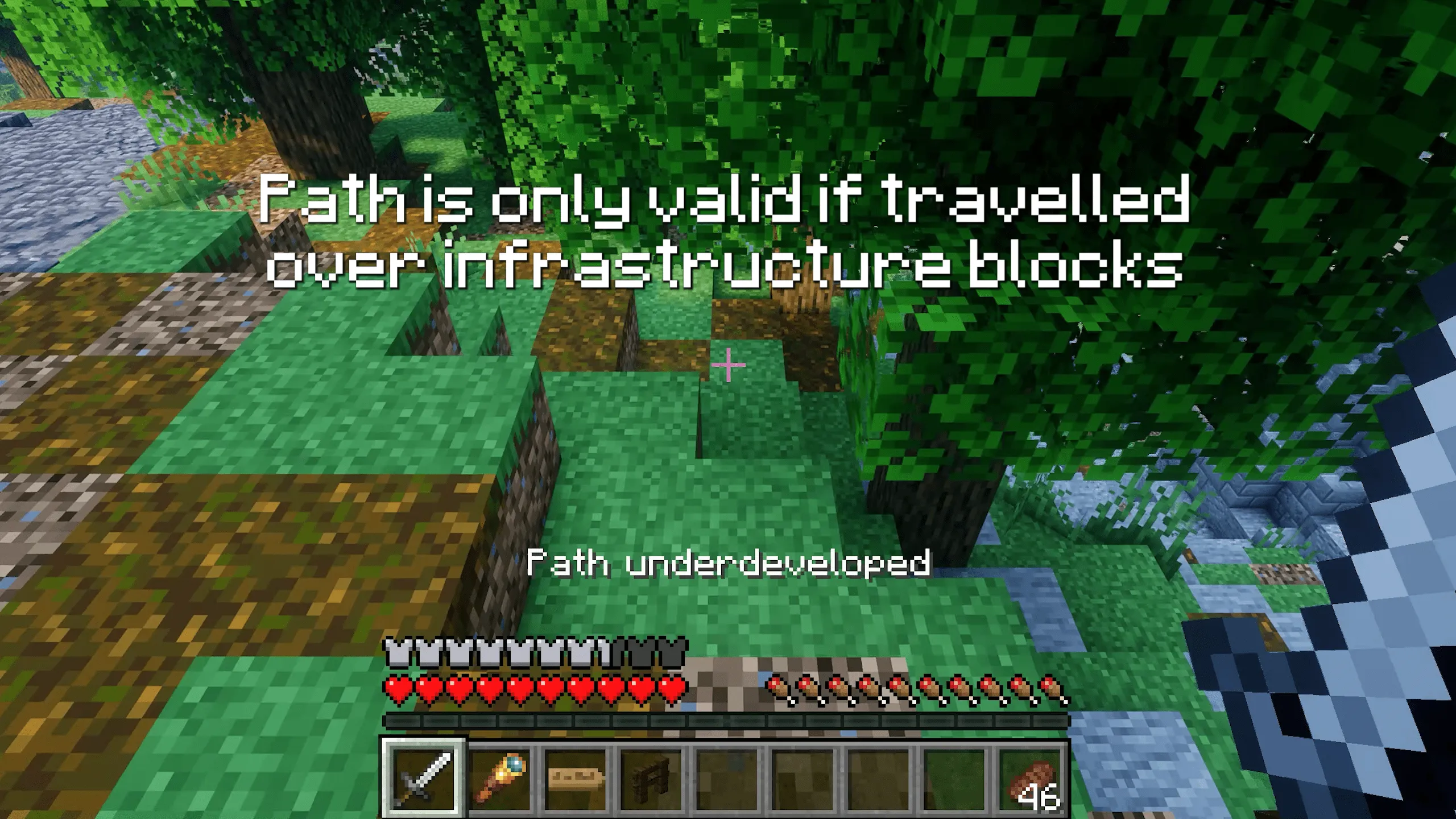 Via Romana: Infrastructure-Driven Fast Travel, Моды, Minecraft