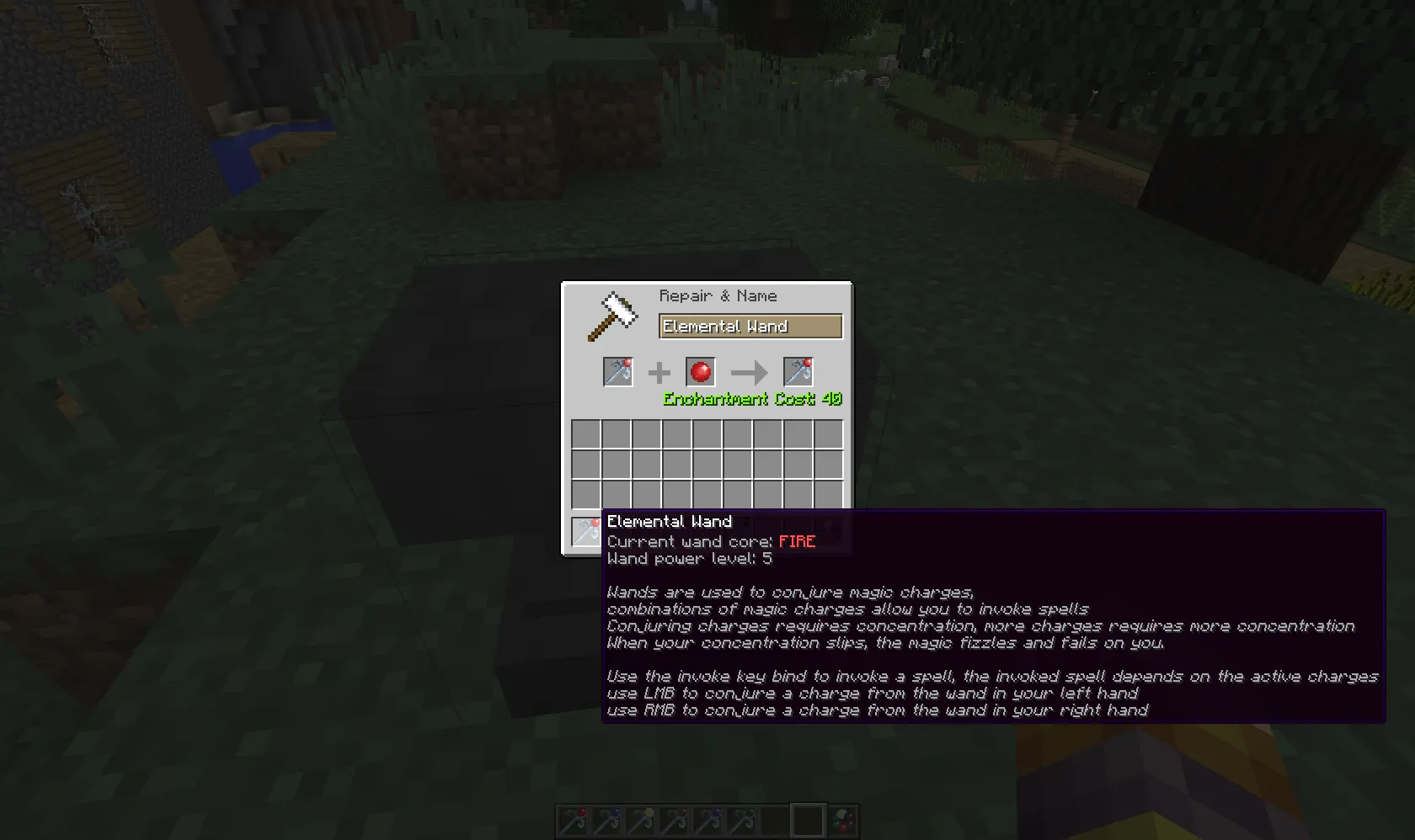 Elemental Invocations, Моды, Minecraft