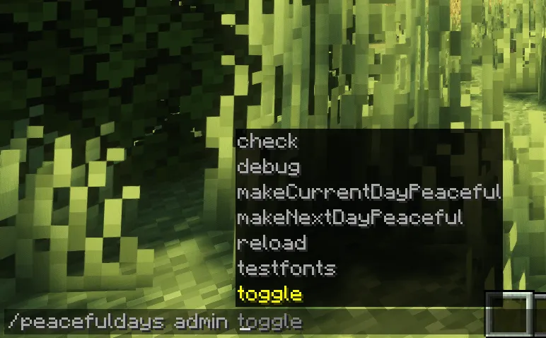 Peacefuldays, Моды, Minecraft