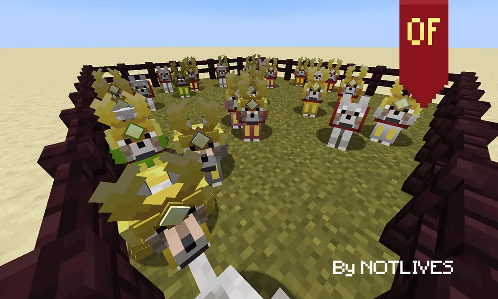 NOTLIVES's Samurai dog Armor V2 — скриншот 2 (Текстуры, Minecraft)