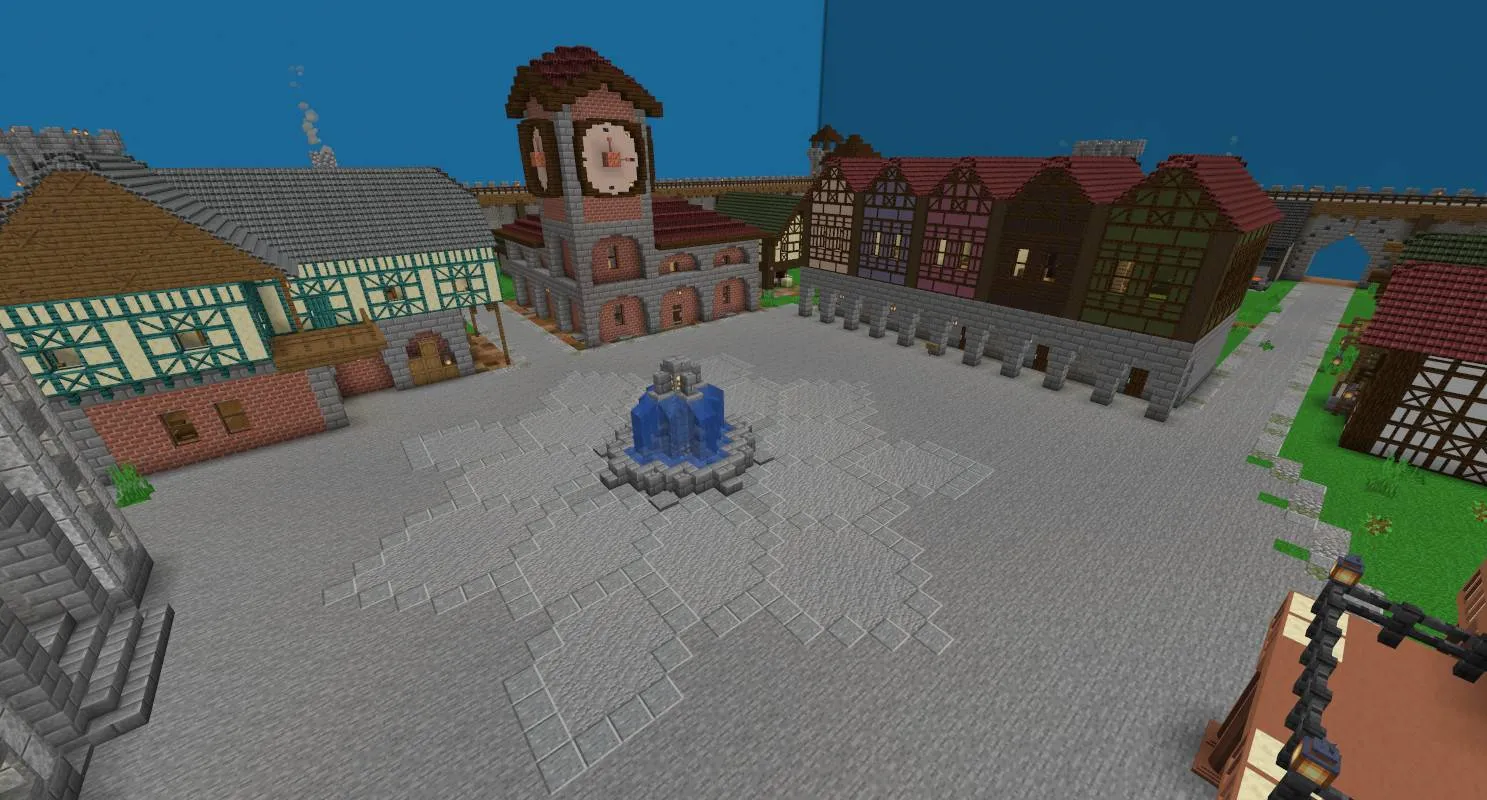 The Castle Ruins - Minecolonies Style — скриншот 1 (Аддоны, Minecraft)