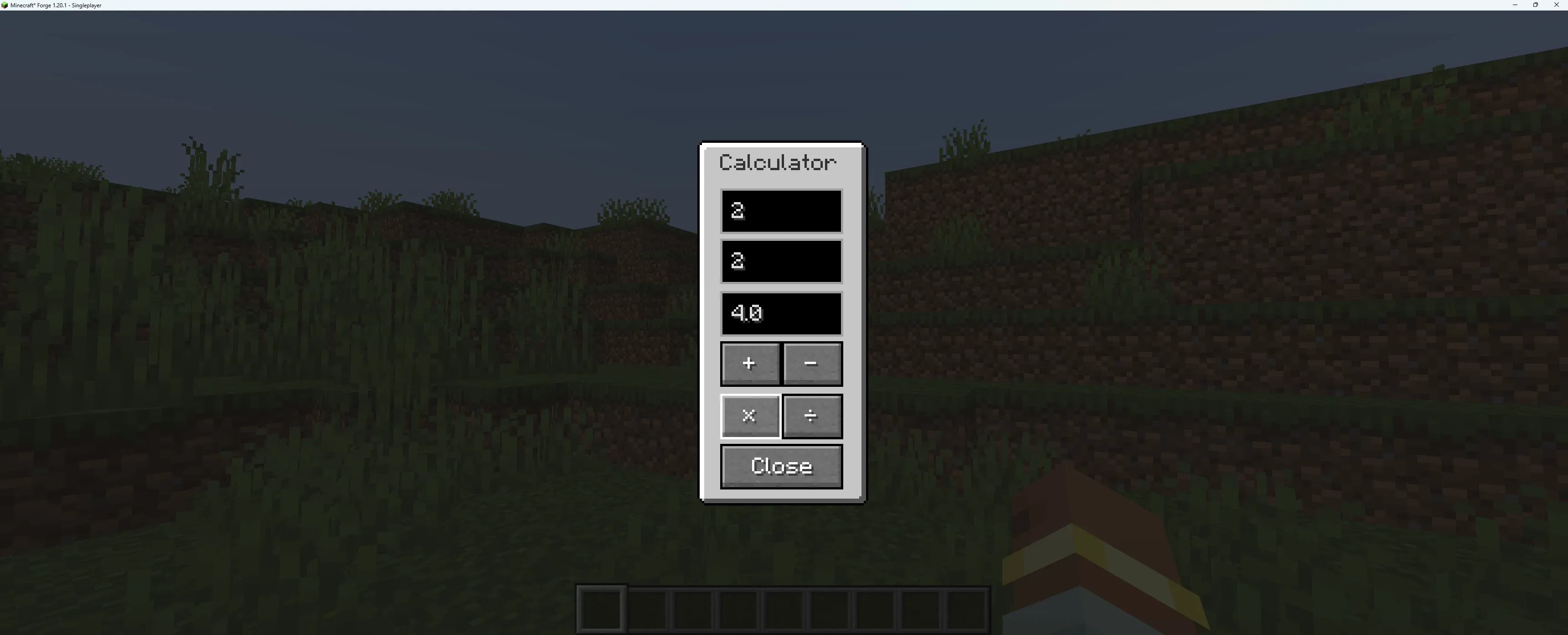 SimpleCalculator — скриншот 3 (Моды, Minecraft)