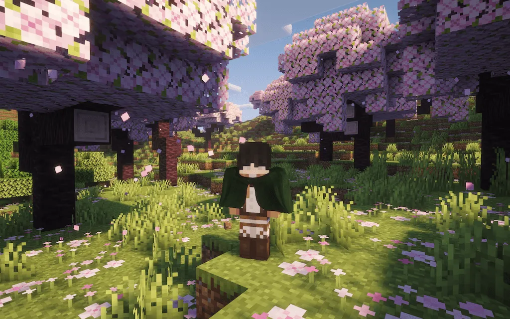 Attack on Titan – Scout Cloak (Physics Mod Pro Add-on), Аддоны, Minecraft