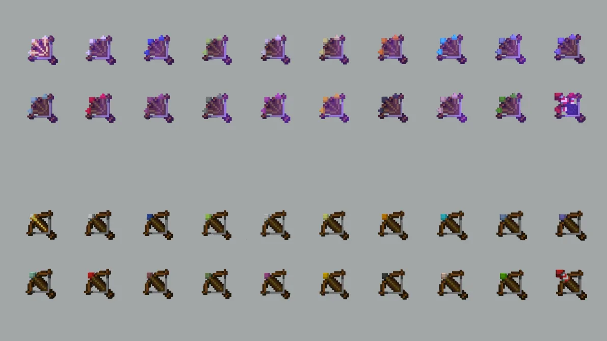 Loaded Crossbows Bare Bones — скриншот 1 (Текстуры, Minecraft)
