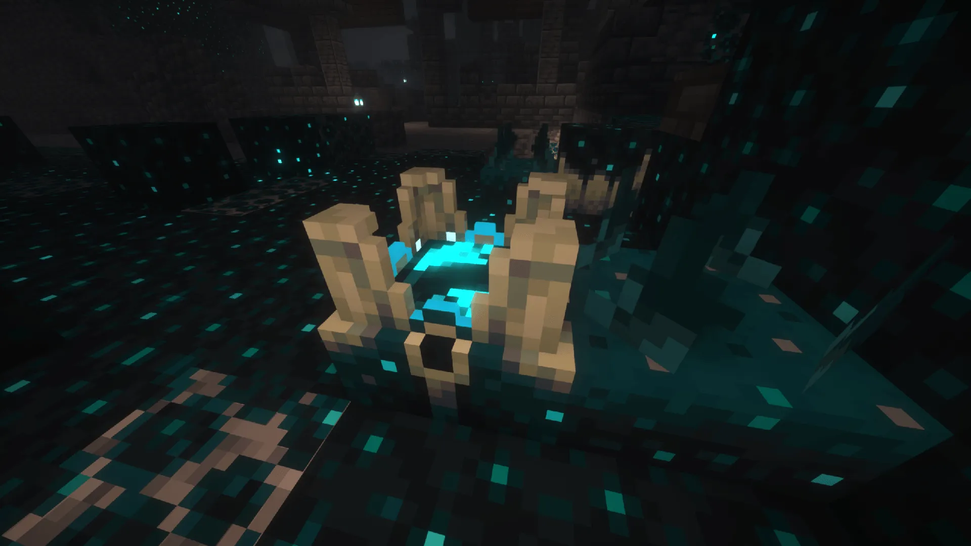 Undopia 3D Sculk Shrieker — скриншот 4 (Текстуры, Minecraft)