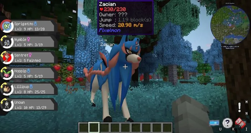 CottageCore Pixelmon, Модпаки, Minecraft