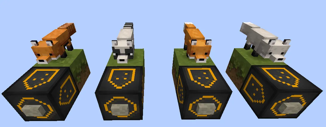 Mizuno's Fox Variants, Текстуры, Minecraft