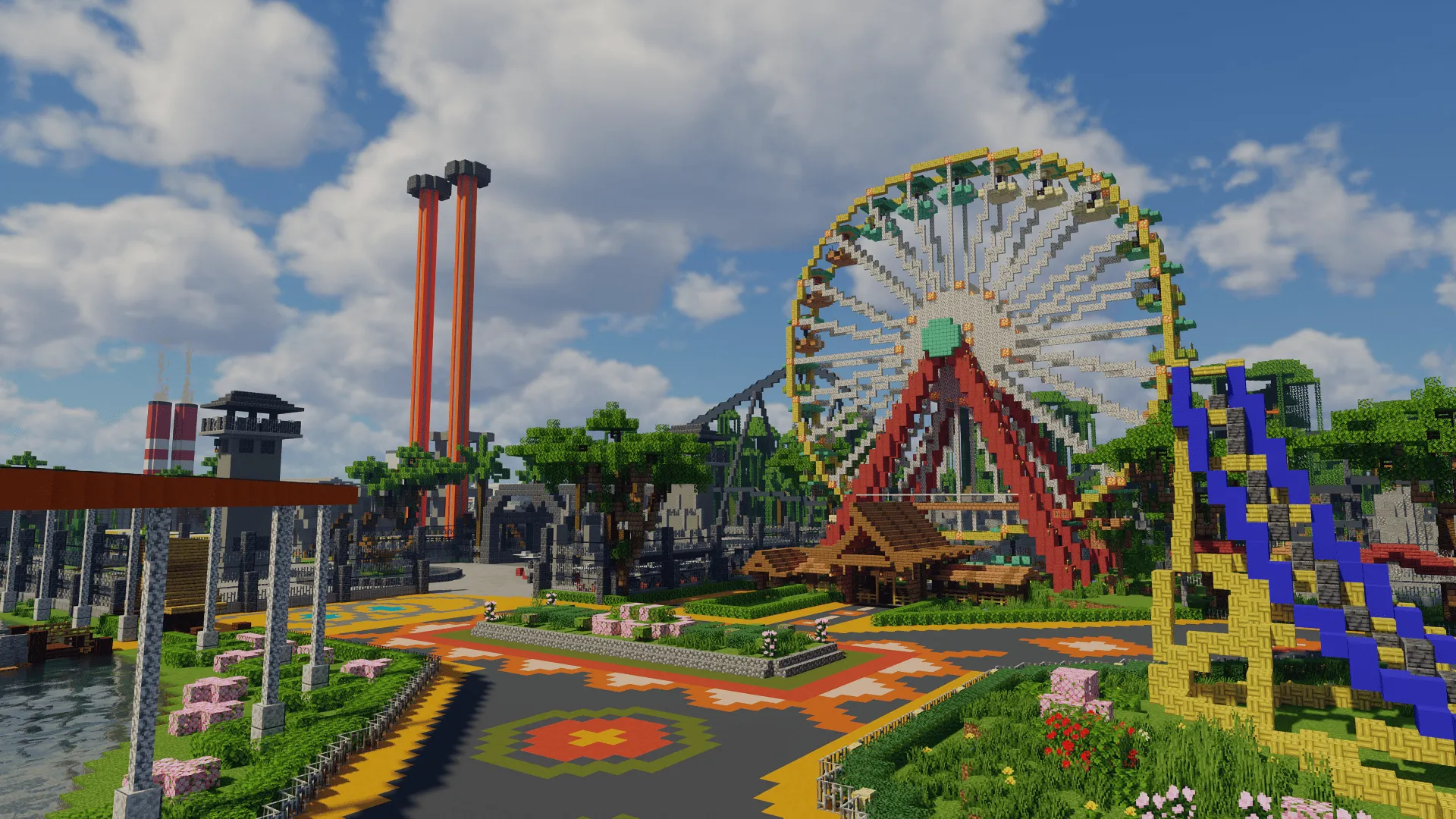 Fantaria - Theme Park, Карты, Minecraft