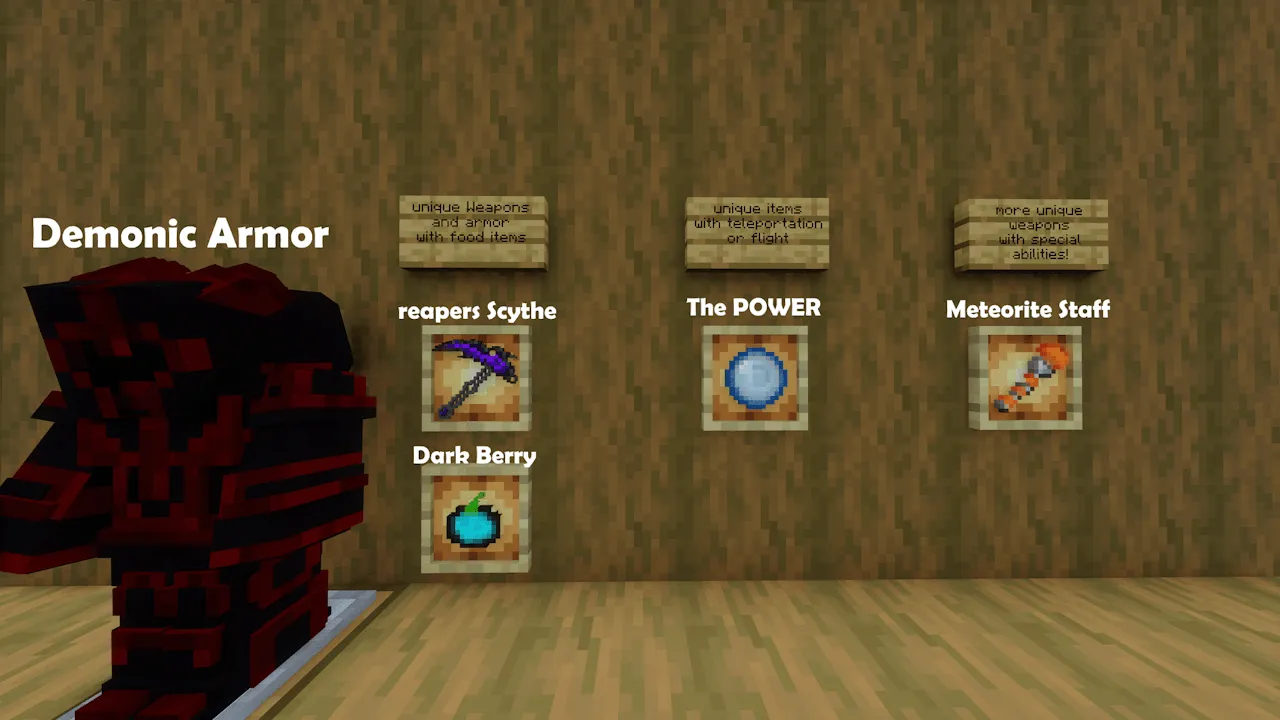 The Corrupted Realm Saga, Моды, Minecraft
