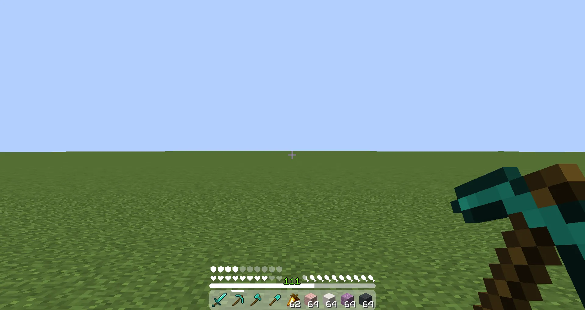 Modern Glass Hotbar — скриншот 4 (Текстуры, Minecraft)
