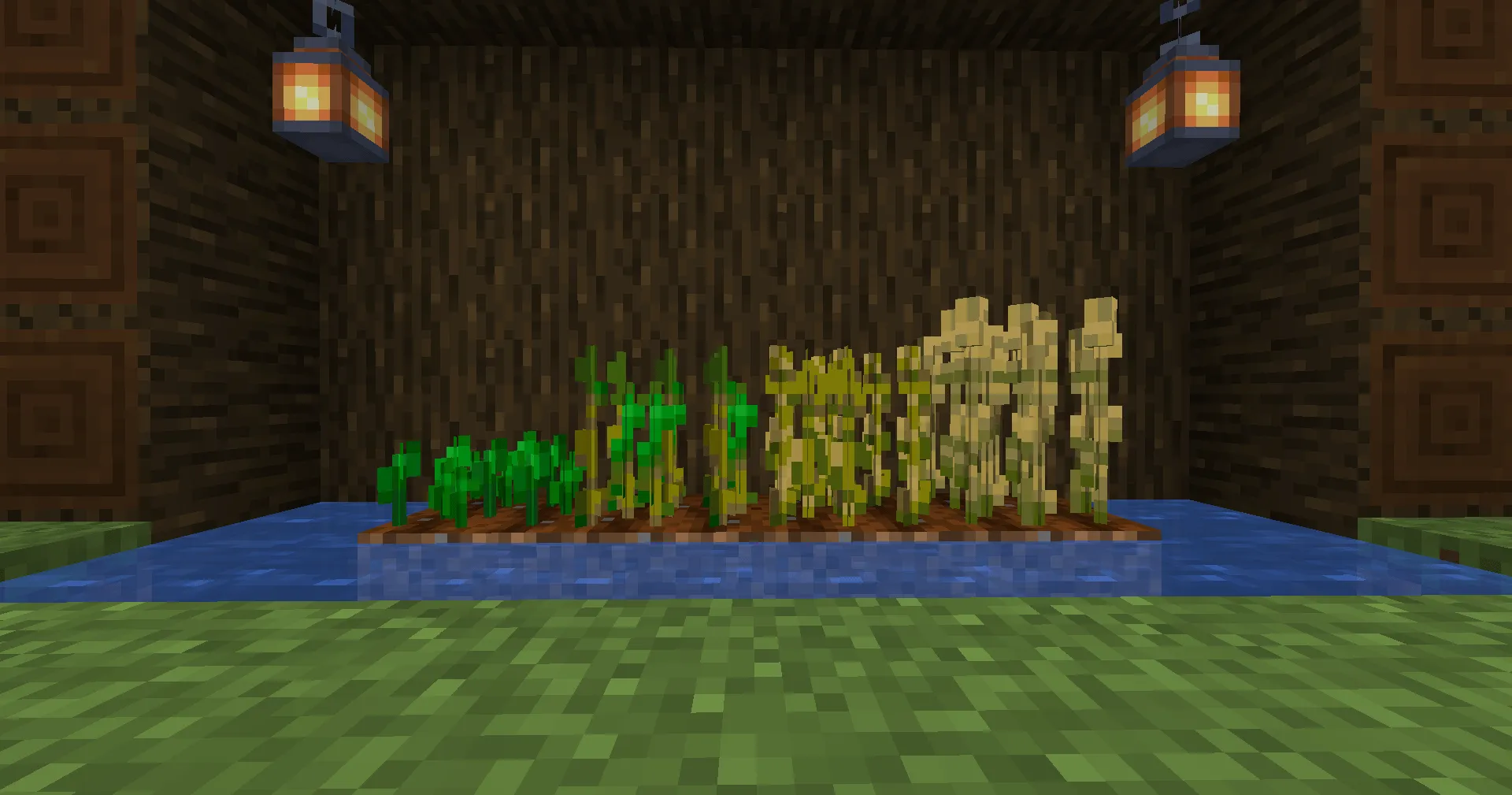 Volumetric crop models, Текстуры, Minecraft