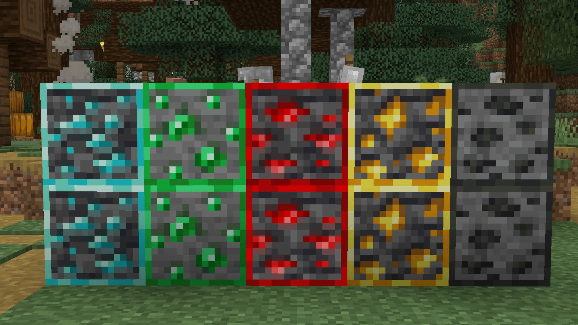 Ore Borders [better], Текстуры, Minecraft