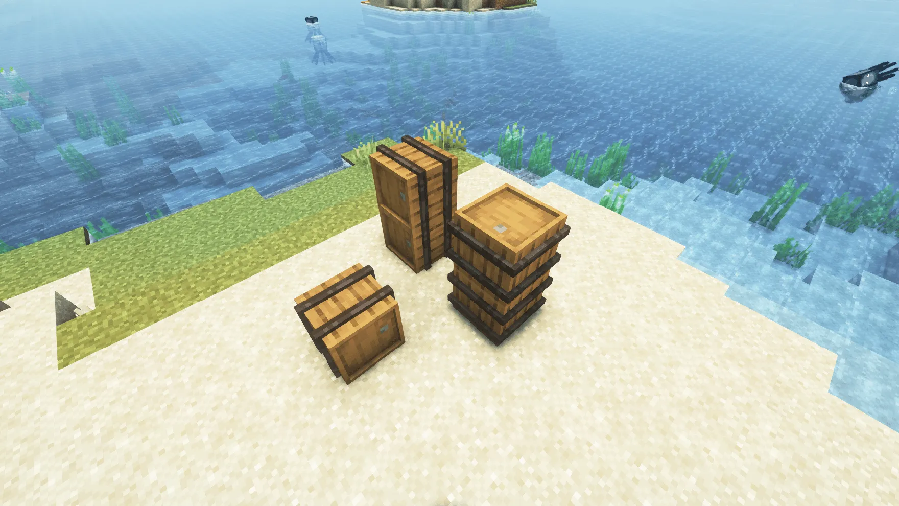 Overdetailed Barrel — скриншот 1 (Текстуры, Minecraft)