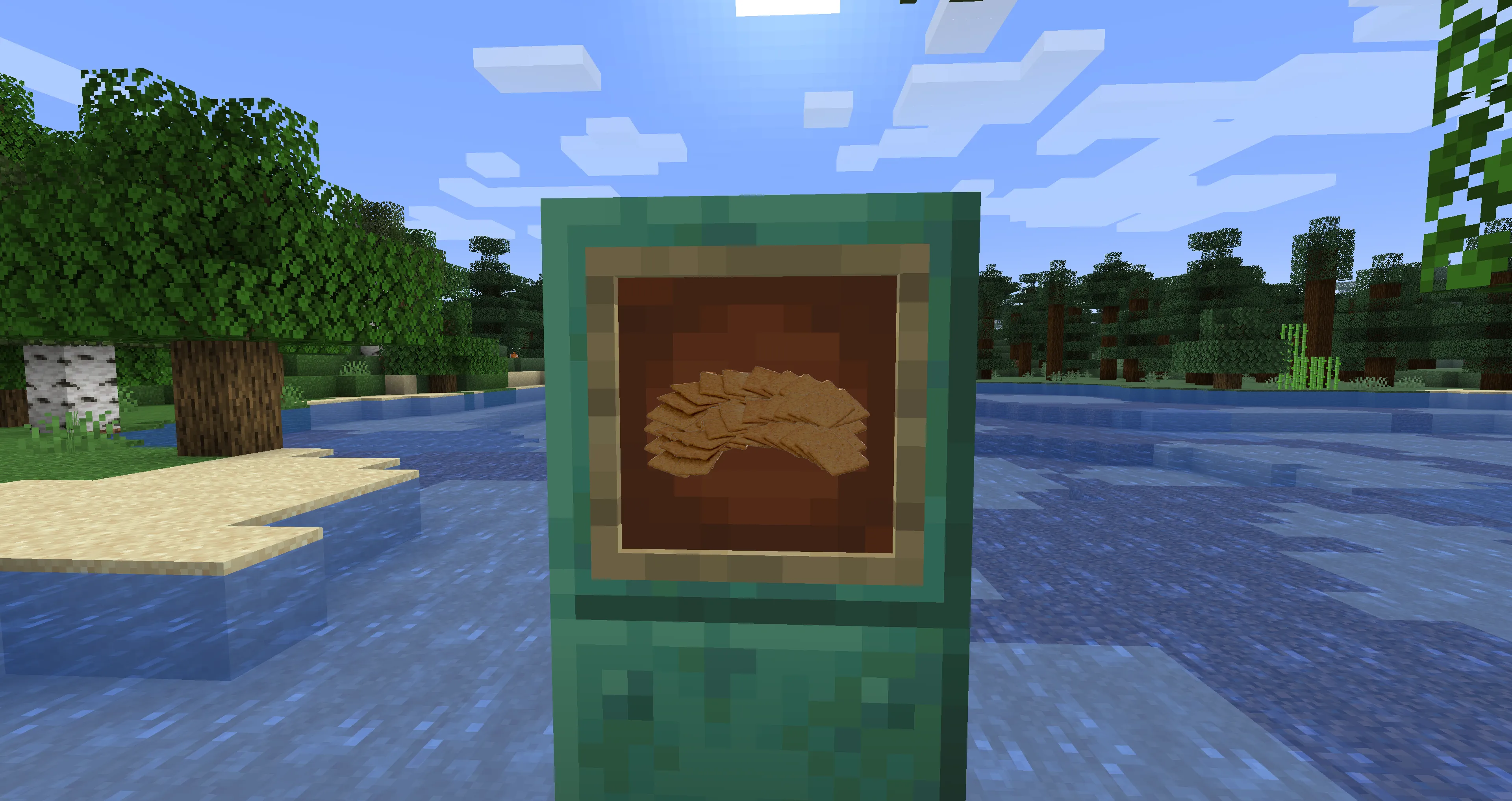 Wheat thins and pog juice, Текстуры, Minecraft