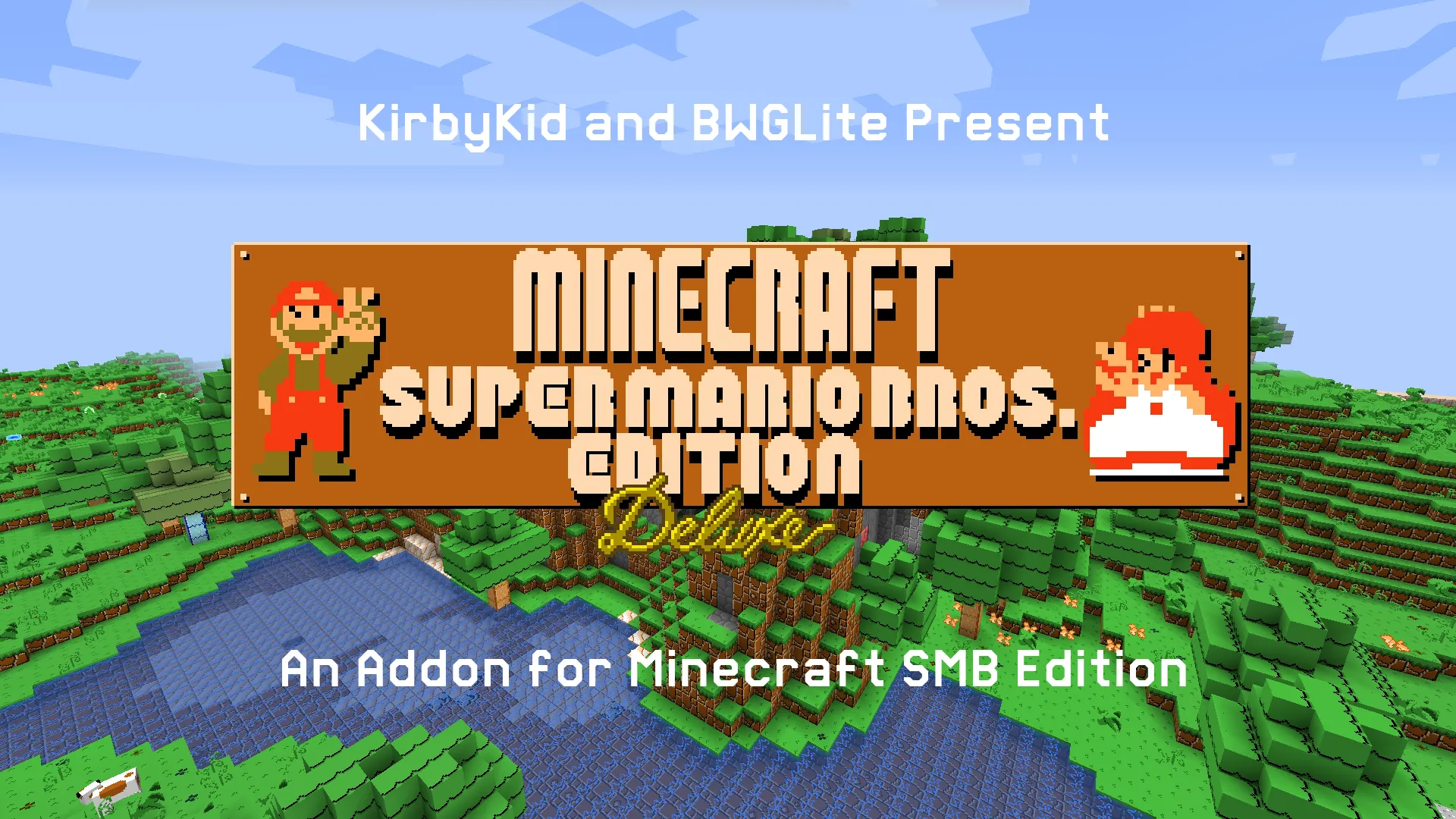 Minecraft: Super Mario Bros. Edition DELXUE — скриншот 2 (Текстуры, Minecraft)