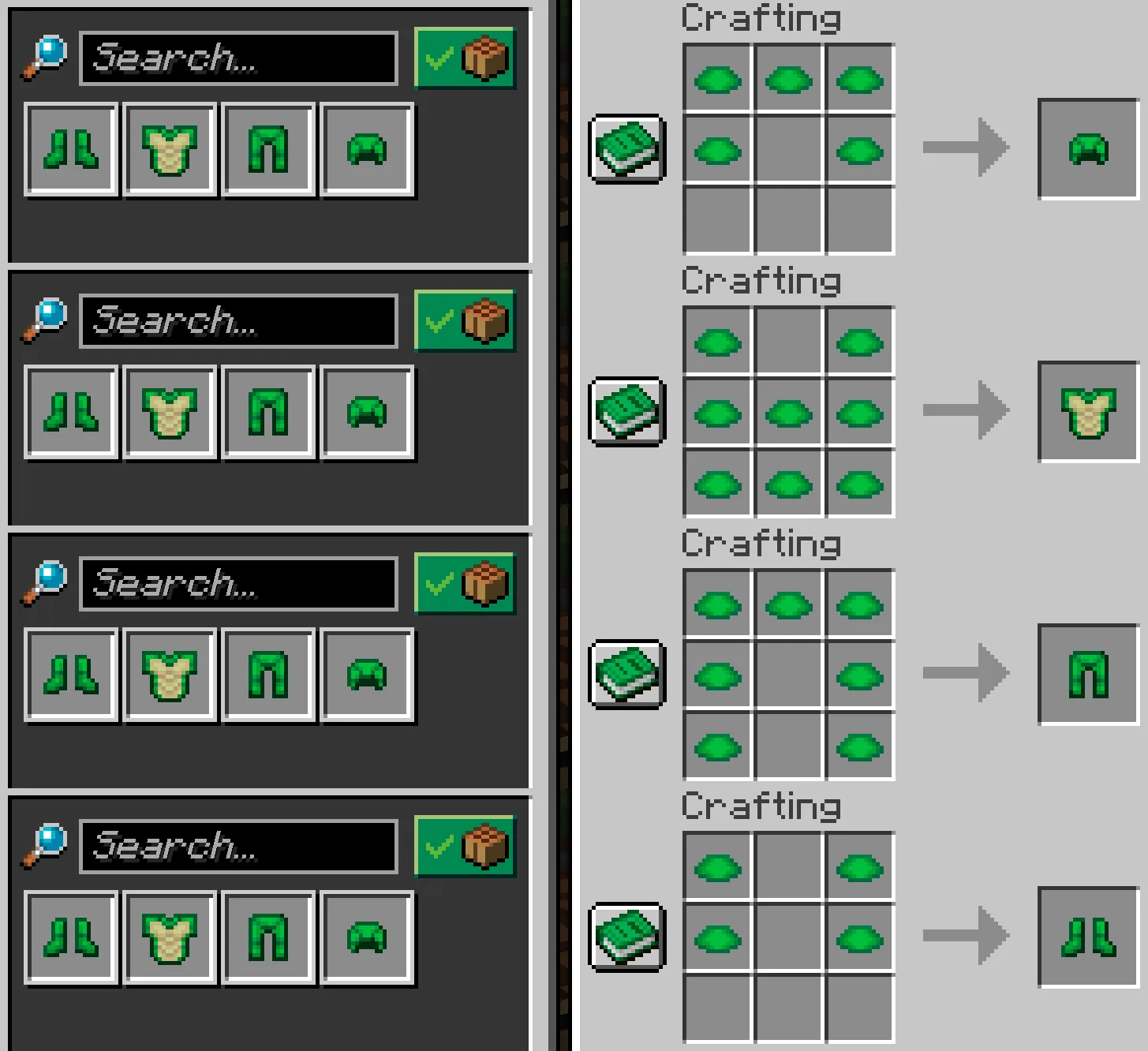 ZVX Turtle Armor — скриншот 2 (Дата-паки, Minecraft)