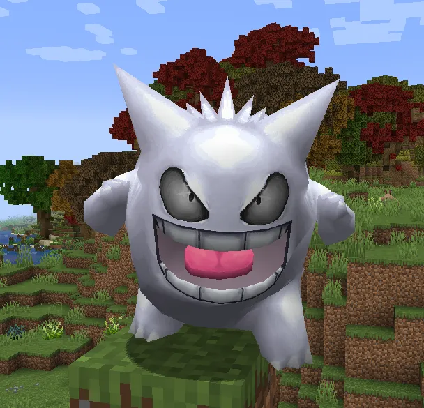 Better Shiny Gengar — скриншот 2 (Текстуры, Minecraft)