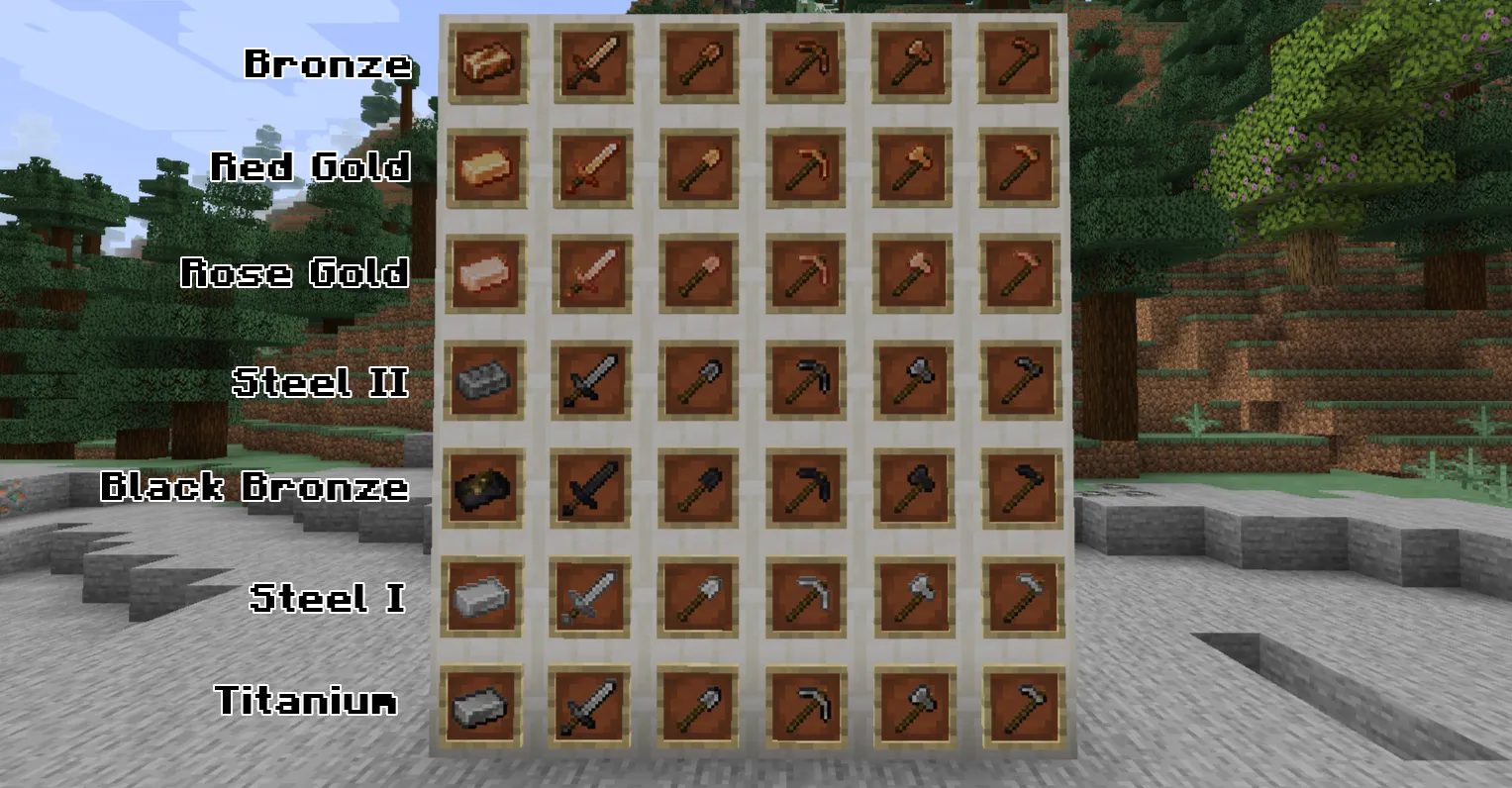 Mine+ (Forge/NeoForge), Моды, Minecraft