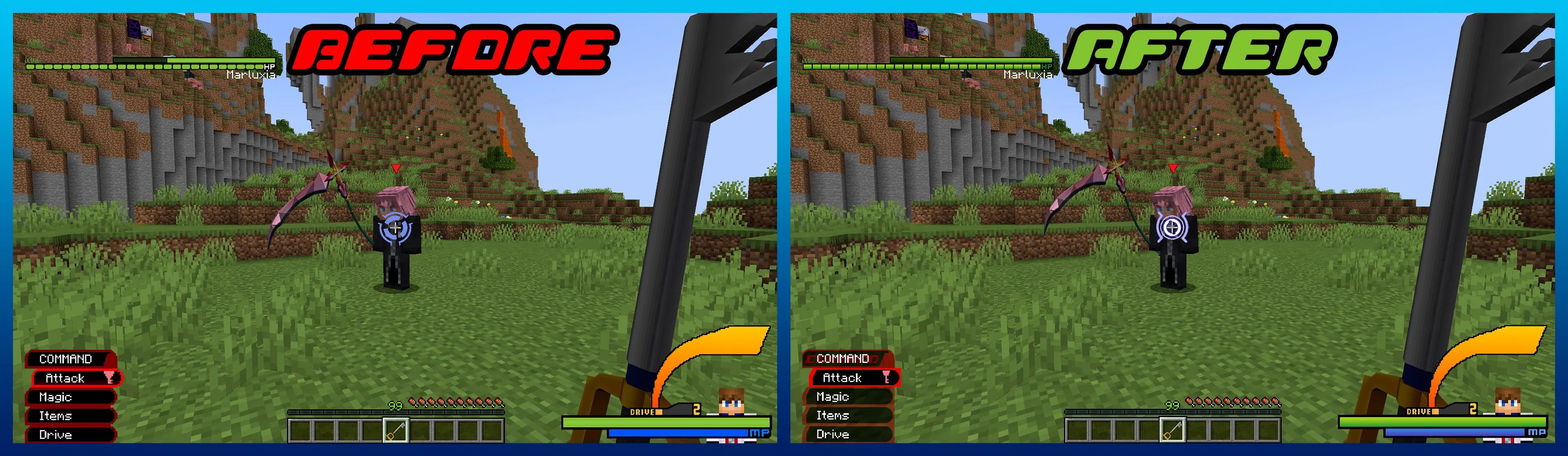 Kingdom Hearts 1 GUI for Kingdom Keys 2 — скриншот 2 (Текстуры, Minecraft)