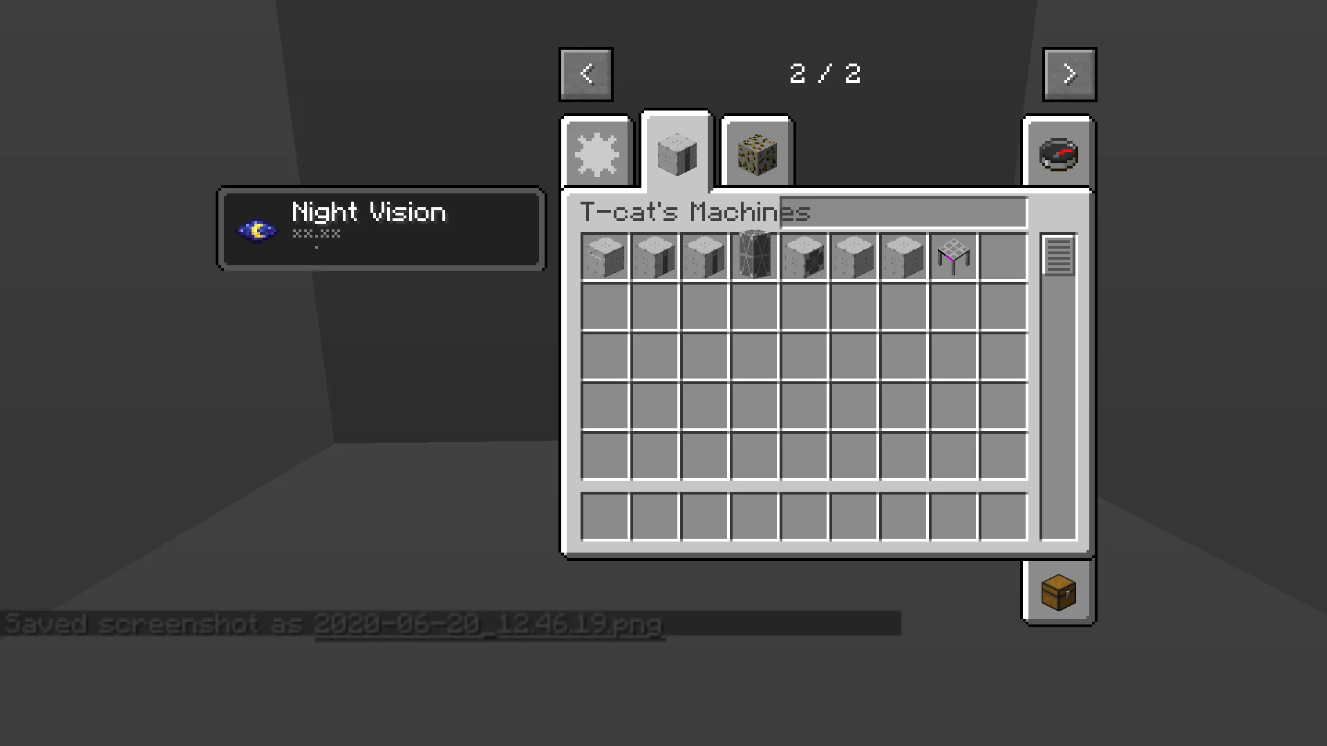 T-cat's machine thinking (TMF), Моды, Minecraft