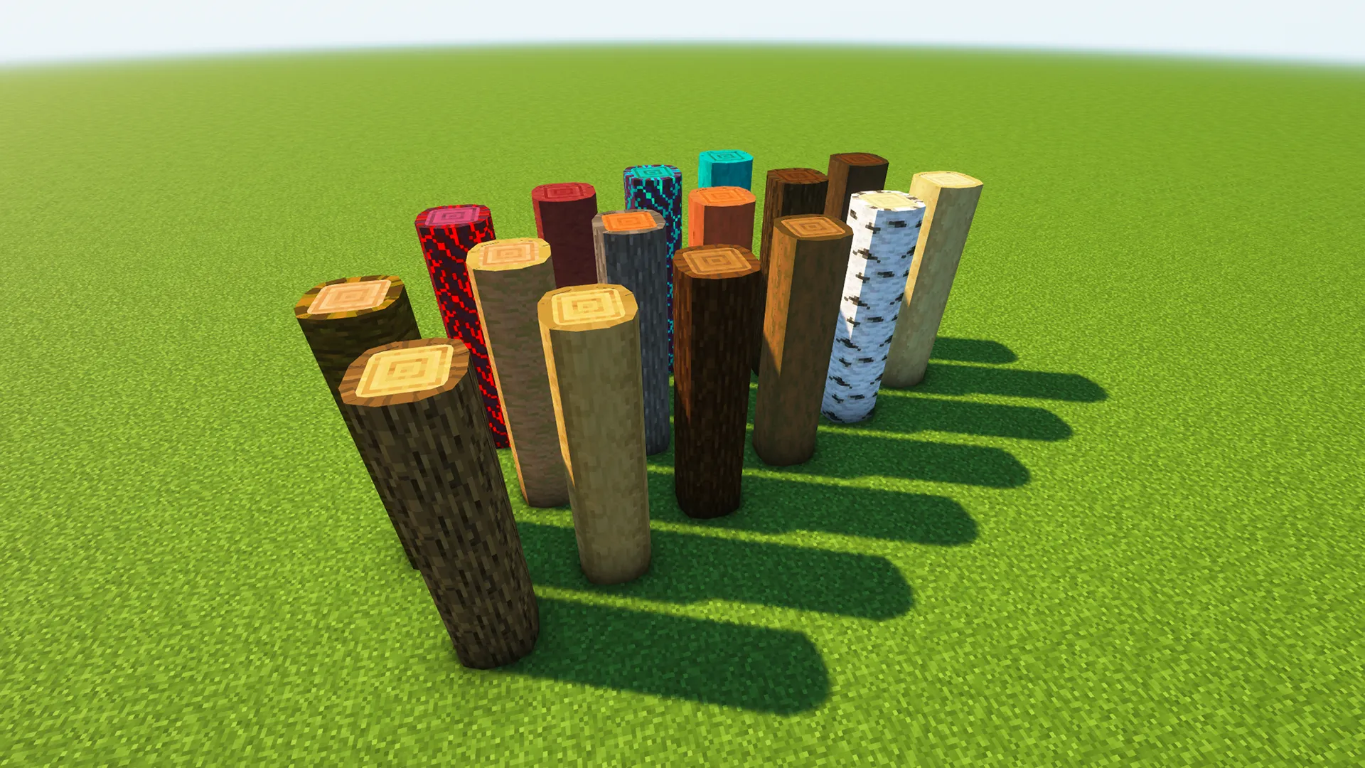 EMP's Rounded Logs, Текстуры, Minecraft