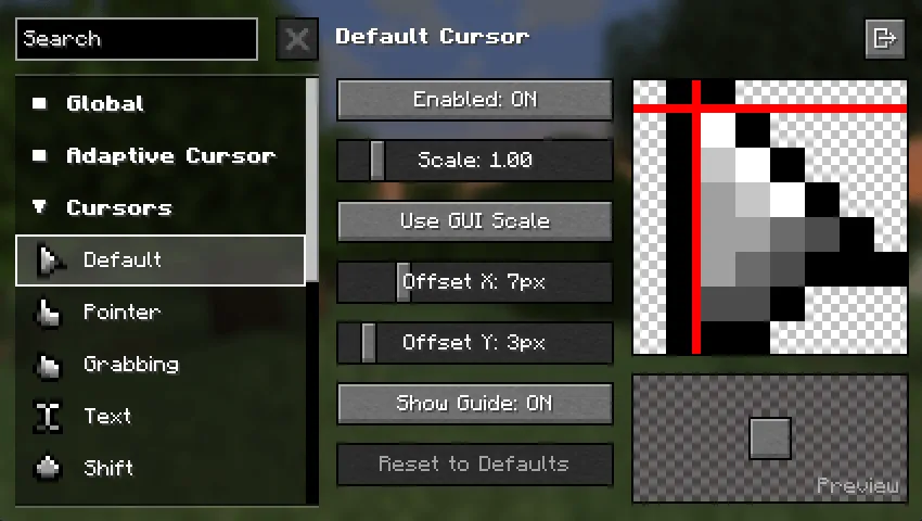Cursors Extended — скриншот 3 (Моды, Minecraft)