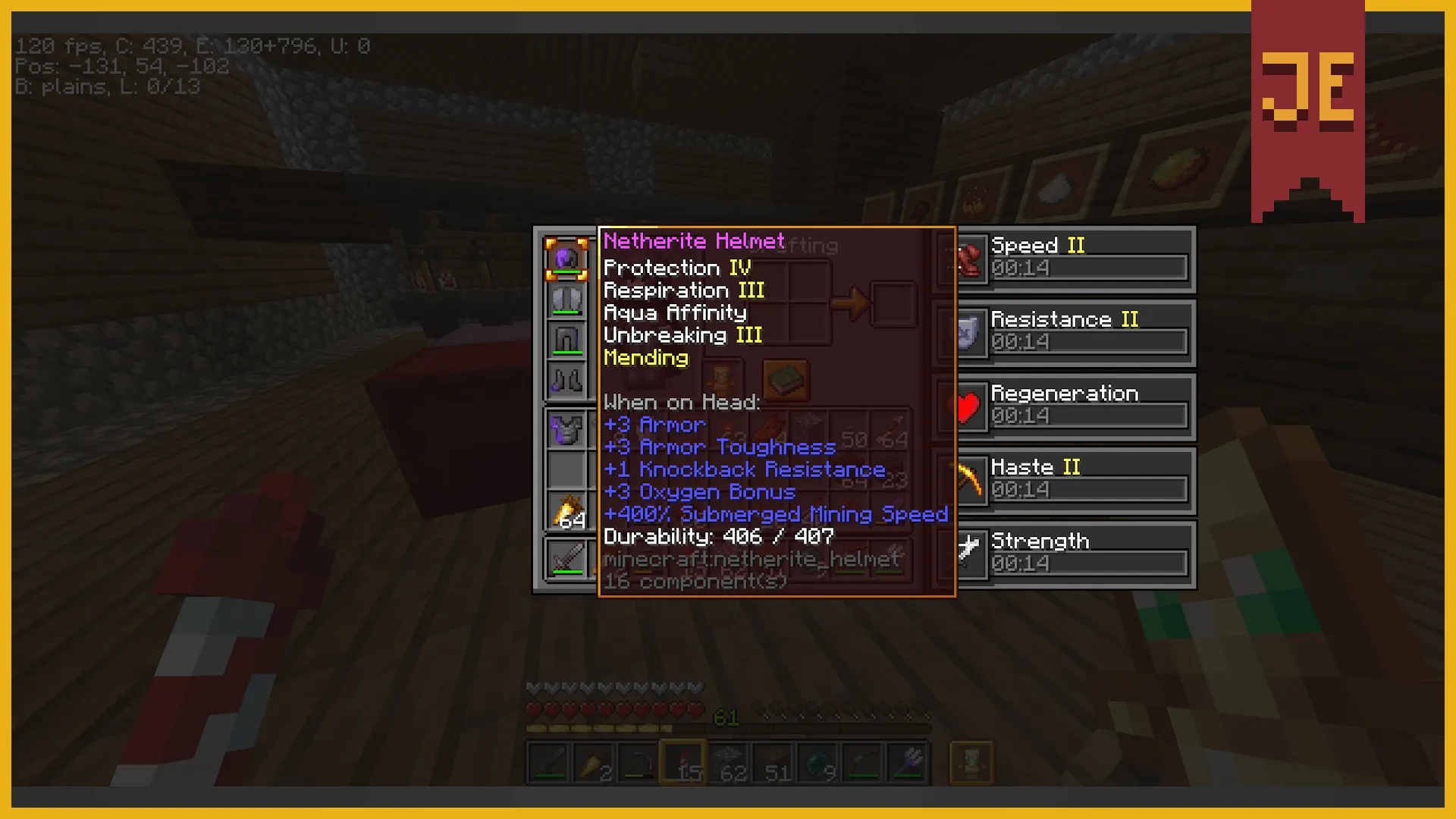 Dary's Dark GUI — скриншот 5 (Текстуры, Minecraft)