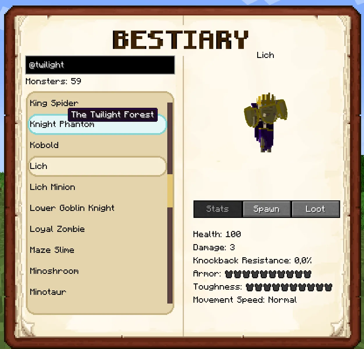 Araxer's Bestiary — скриншот 5 (Моды, Minecraft)