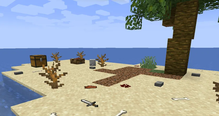 Hardcore Survival Island, Карты, Minecraft