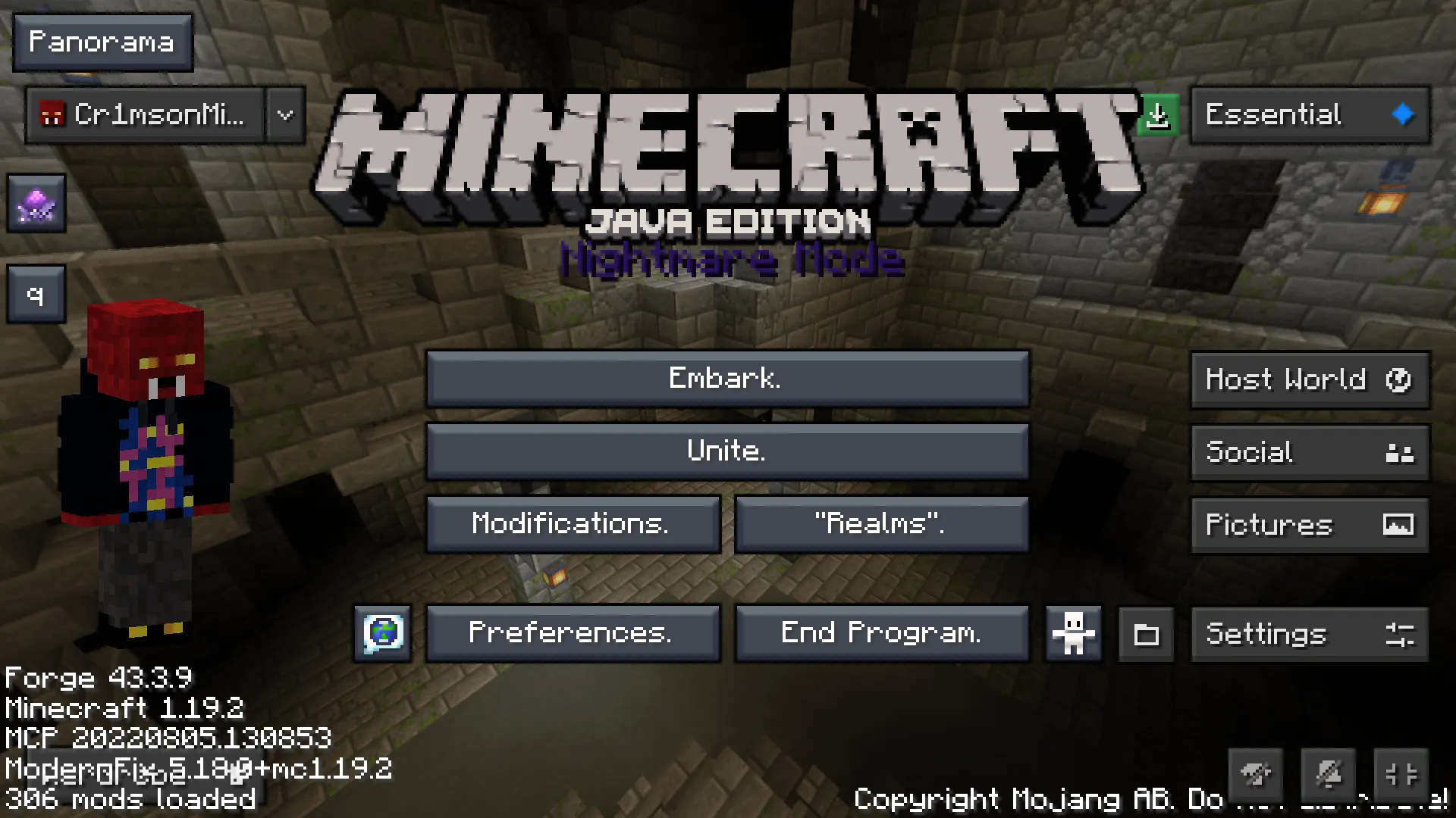 Nightmare Mode — скриншот 5 (Модпаки, Minecraft)