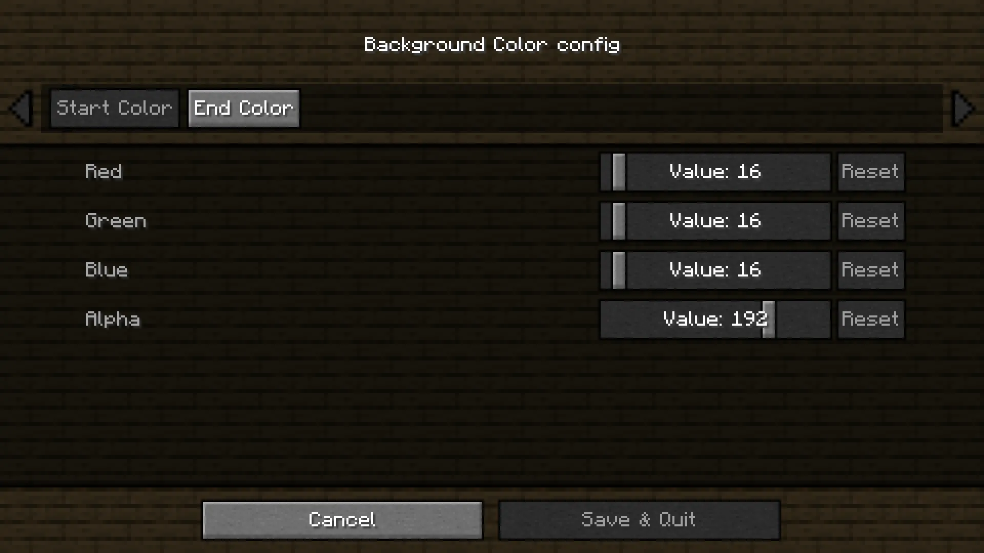 Custom Background Color, Моды, Minecraft