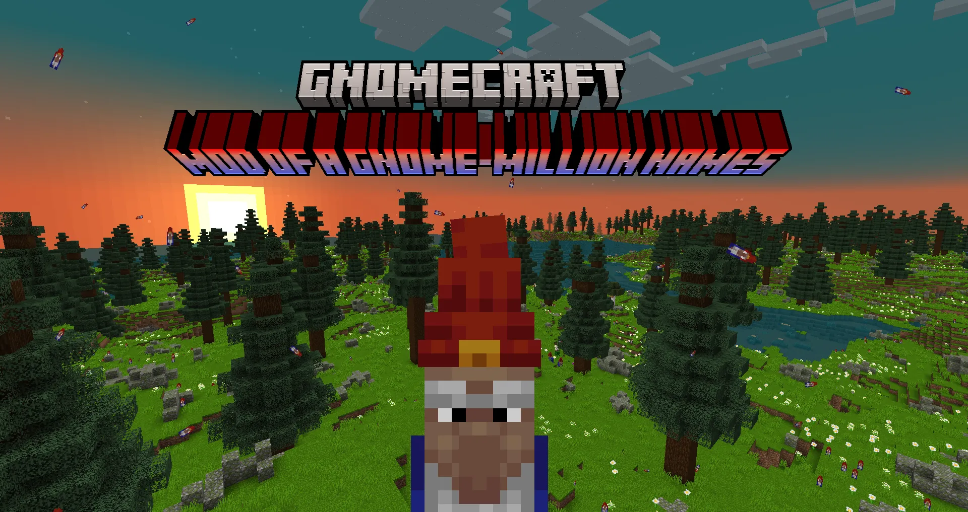 Gnomecraft: invasion of the gnomes, creation of a gnome-million names — скриншот 4 (Моды, Minecraft)