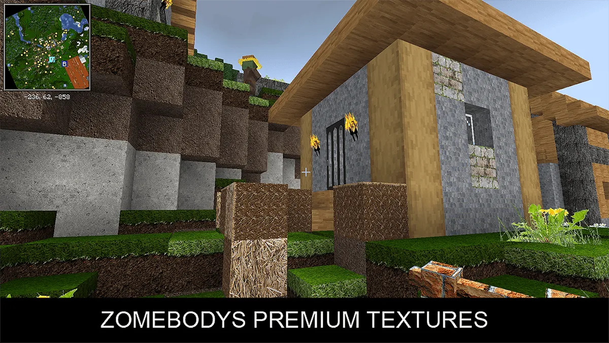 ZOMEBODYS Premium Textures — скриншот 9 (Текстуры, Minecraft)