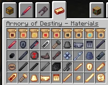 Armory of Destiny, Моды, Minecraft
