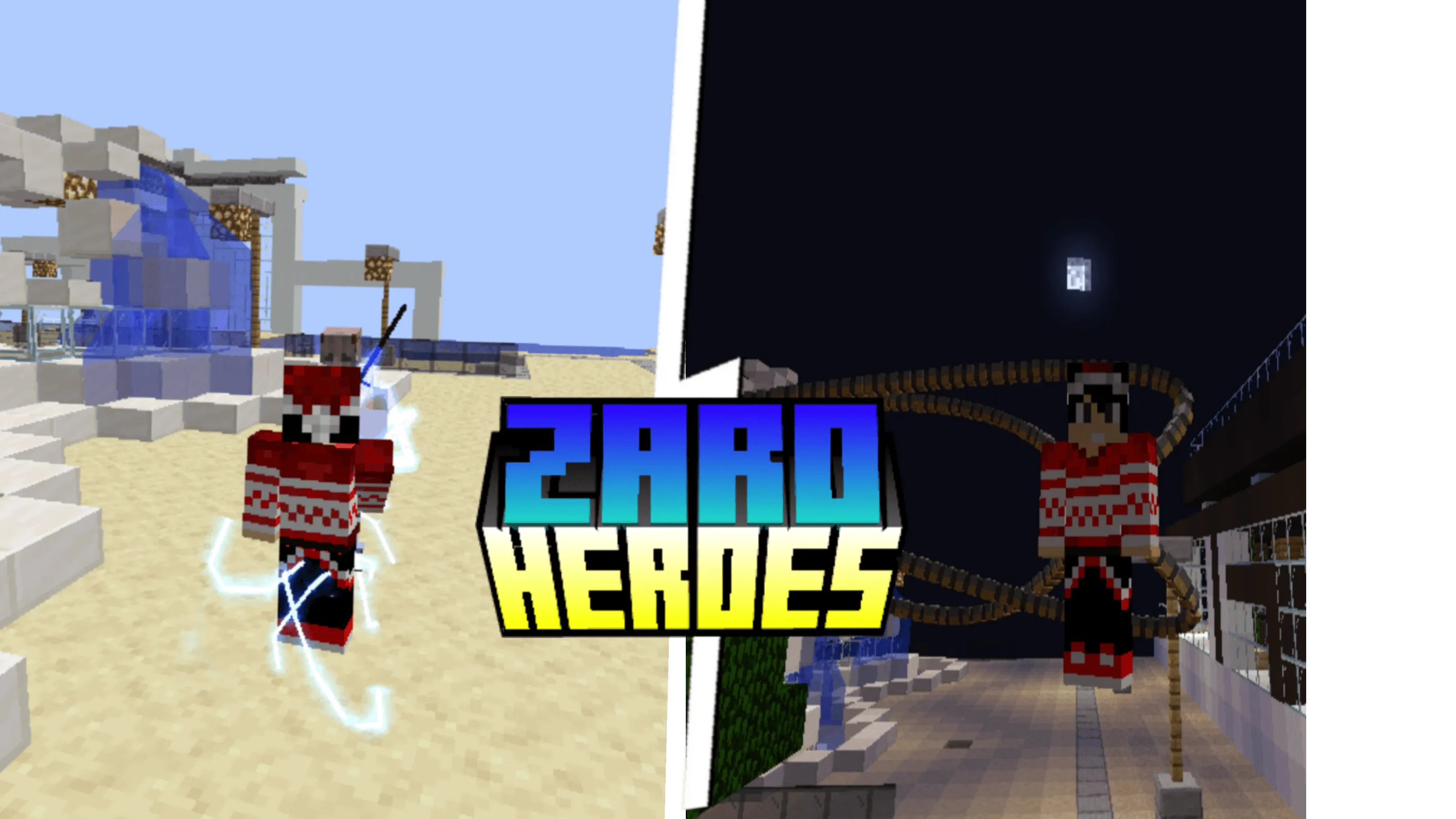 Zaroheroes (Fisk's Superheroes Heropack) — скриншот 2 (Аддоны, Minecraft)