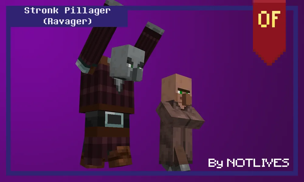 NOTLIVES's Stronk Pillager — скриншот 1 (Текстуры, Minecraft)