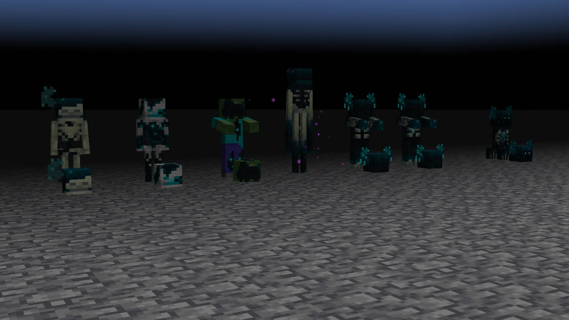 Sculk Creatures, Текстуры, Minecraft