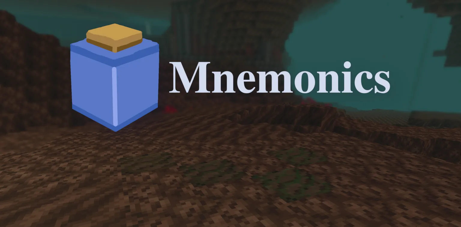 Mnemonics — скриншот 1 (Моды, Minecraft)