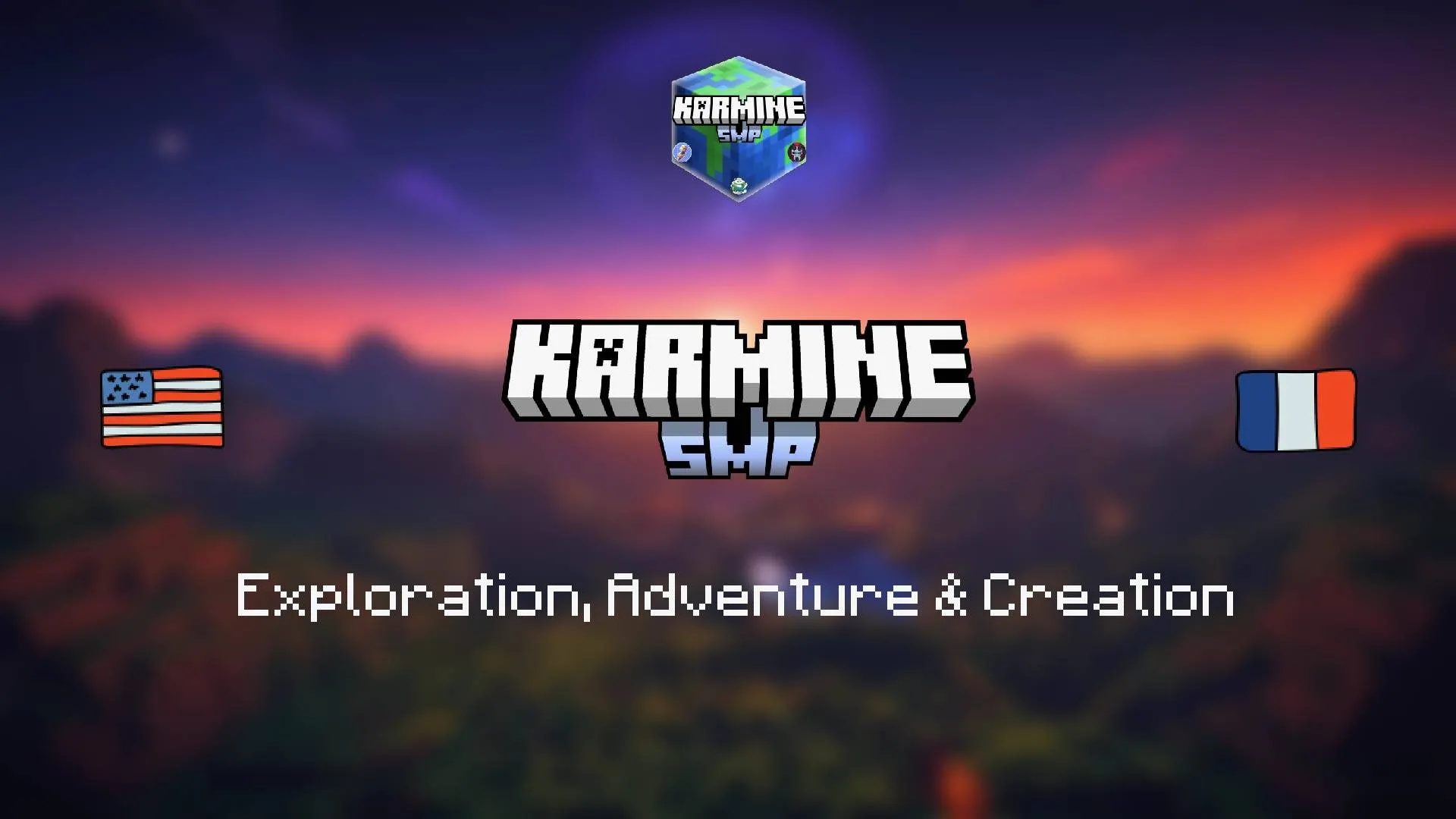 KarmineSMP - (QSMP Inspired Server) — скриншот 1 (Модпаки, Minecraft)