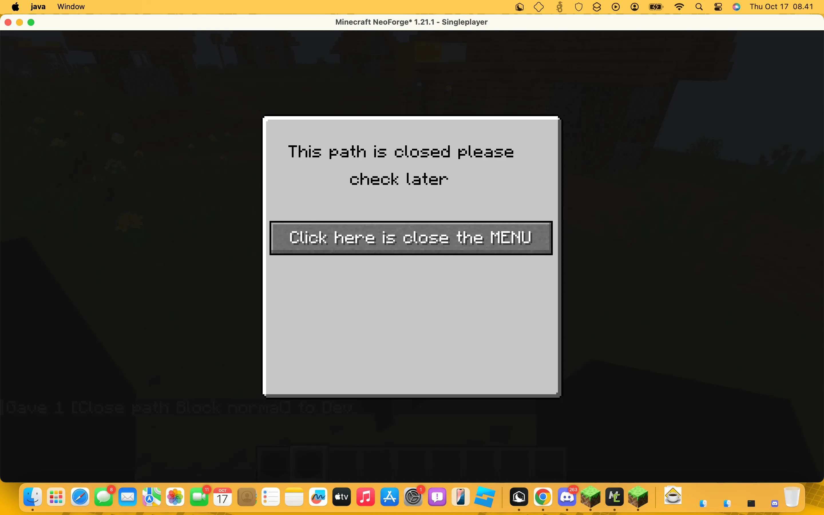 Server close path, Моды, Minecraft