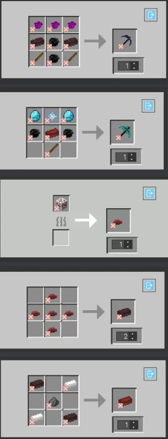 ManyThings, Моды, Minecraft