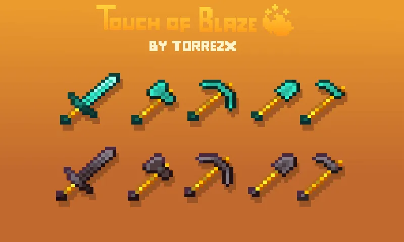 Torrezx-Touch of Blaze — скриншот 1 (Текстуры, Minecraft)